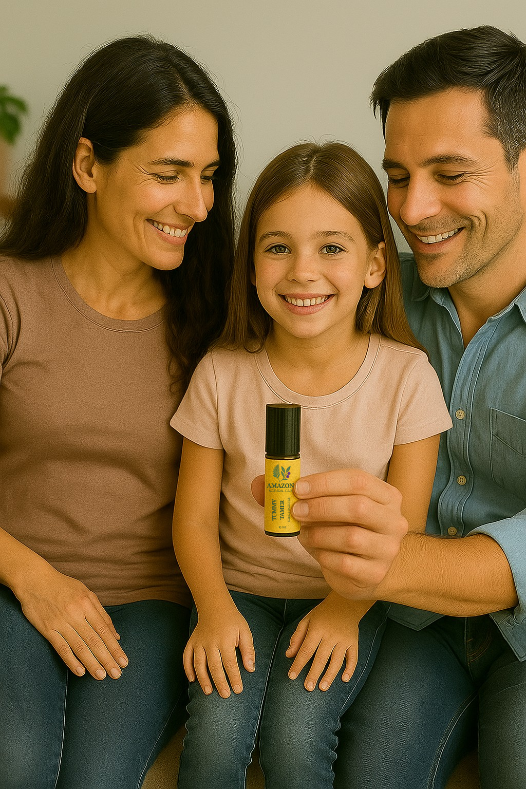 Tummy Tamer essential oil roll-on lifestyle image
