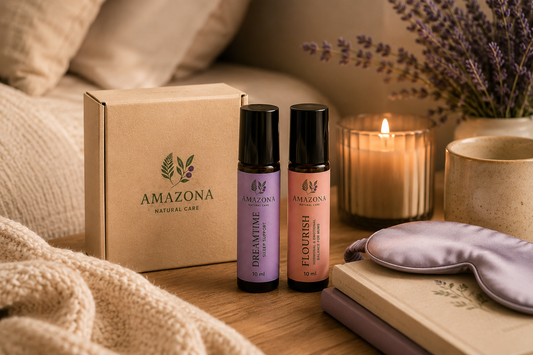Calm & Restore Bundle with Dreamtime, Flourish and gift packaging