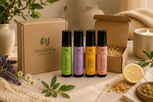 The Complete Collection with four roll-ons and gift packaging